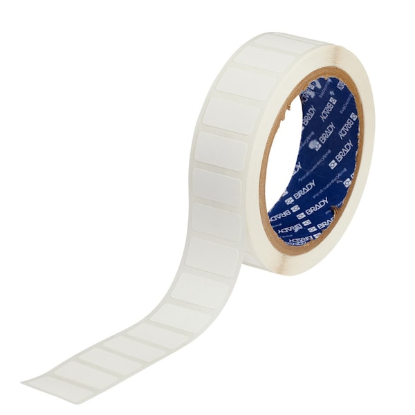 Brady Chemical Resistant Cryogenic Polypropylene Continuous Labels for 3in Core InkJet Printers-0.5inx1in - JP-59-7425J