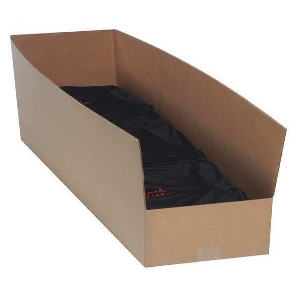 Partners Brand Warehouse Rack Bins, 10" x 42" x 10", Kraft, 10/Bundle - BINW101042