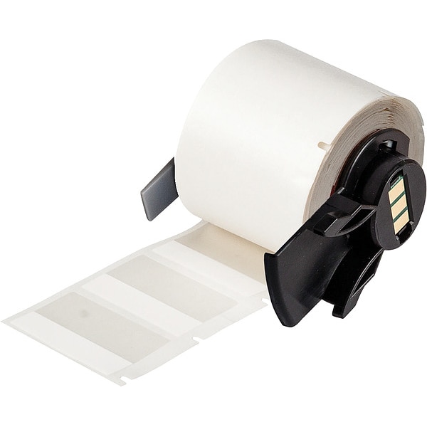 Brady Label, 1 1/2 in W, Clear; White - M6-104-427