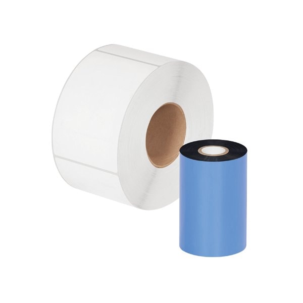 Bsc Preferred 4.33'' x 1476' Black Zebra Thermal Transfer Ribbons - Resin, 6PK - BUY00015142