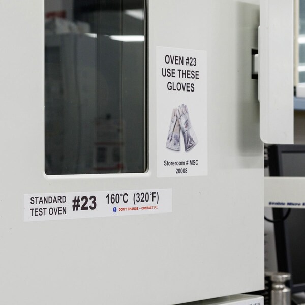 Brady BradyJet J2000 Paper Labels 1 in H x 1.5 in W White 1050/RL - J20-235-2550