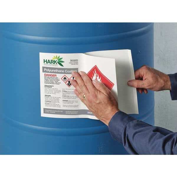 Avery 8-1/2" x 11" GHS Chemical Labels for Inkjet Printers, 50 labels/50-sheets - 7278260521
