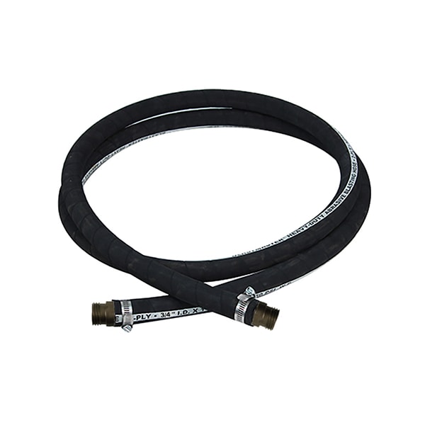Marco 1/2" ID x 50 Ft. Black Heavy-Duty Abrasive Blasting Hose with 10L174 - 10L850125