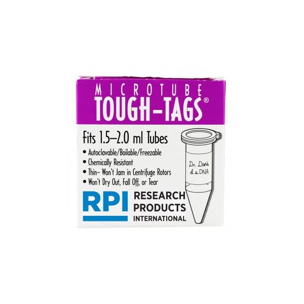 Diversified Biotech Tough-Tags, 1.5-2.0ml, White, 1000/pk, 1000PK - 247103
