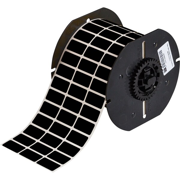 Brady B33 Series Weather Resistant Outdoor Polyester Lbls 0.5 in H x 1 in W BK 7500/RL - B33-5-8591-BK
