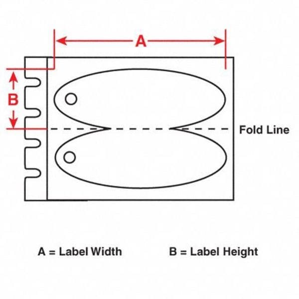 Brady Label Cartridge, Gray, Labels/Roll: 100 - M71-110-145FR-GY