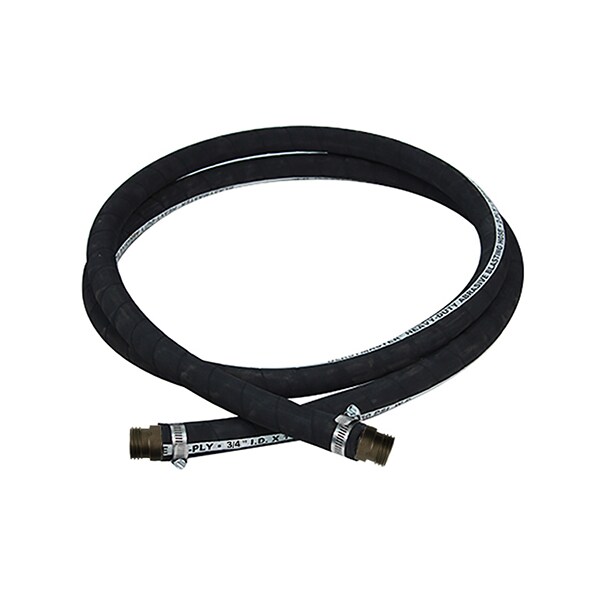 Marco 3/4" ID x 50 Ft. Black Heavy-Duty Abrasive Blasting Hose with 10L366HE - 10L850123