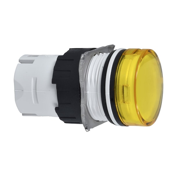 Cabeza para indicador luminoso, Harmony XB6, amarillo, 16mm, LED integrado - ZB6AV5