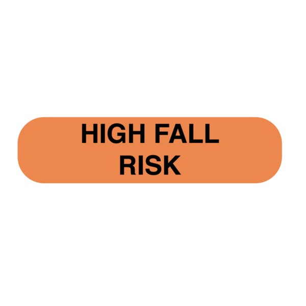 Nevs High Fall Risk 5/16" x 1-1/4" Flr Orange w/Black - N-1748