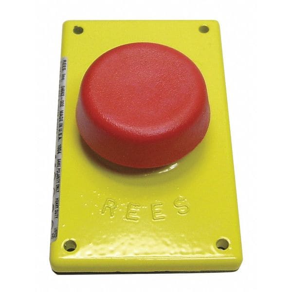Operador de hongo de rees con montaje grande, rojo, 2-1/4" - 04662002