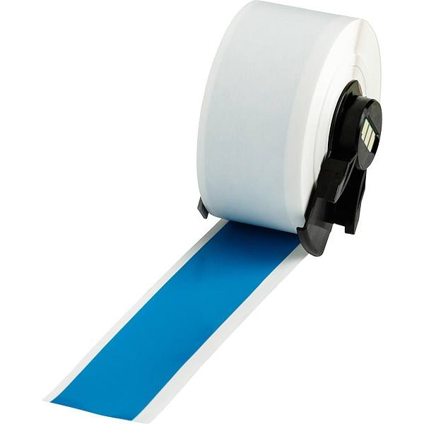 Brady Label, 1 in W, Outdoor, Blue - M6C-1000-439-BL