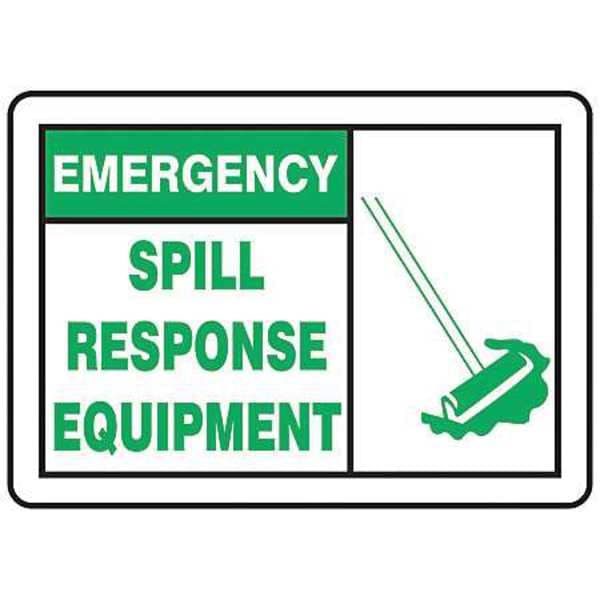Accuform Safety Label, 3 1/2 in Height, 5 in English, LCHL901VSP - LCHL901VSP