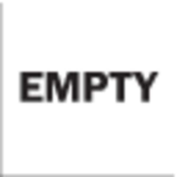 Brady Waste Label, 6 In. H, 6 In. W, PK500 - 63240