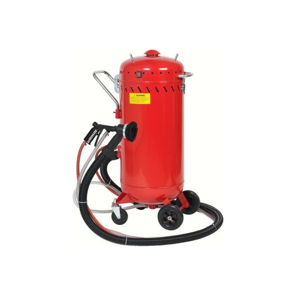 S And H Industries Allsource 41700 28 Gal Abrasive Blaster With Vacuum, Steel - 41700
