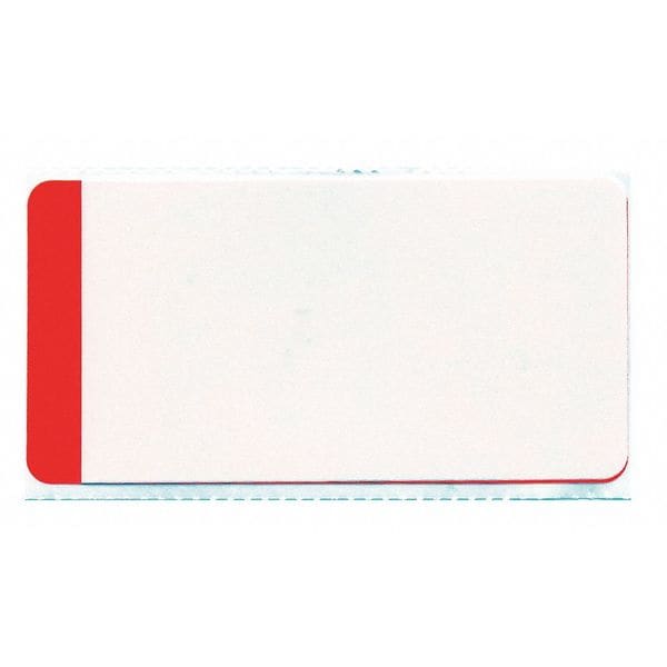 Badger Tag & Label Self-Laminating Label, 1-1/2x3 In., PK500, 6995R - 6995R