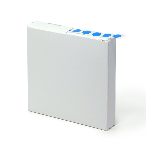 Globe Scientific Label Rolls, Cryo, 9.5mm Dots, for 0.5-1.5mL Tubes, Blue, 1000PK - LCR-95B
