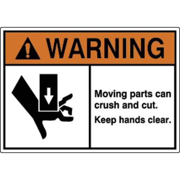 Zoro Select Label, Machine/Equipment, 3-1/2 in. H, PK5, HWL-535-728-5PK - HWL-535-728-5PK