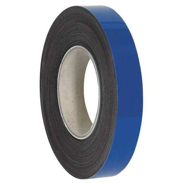 Partners Brand Warehouse Labels, Magnetic Rolls, 1" x 50', Blue, 1/Case - LH127