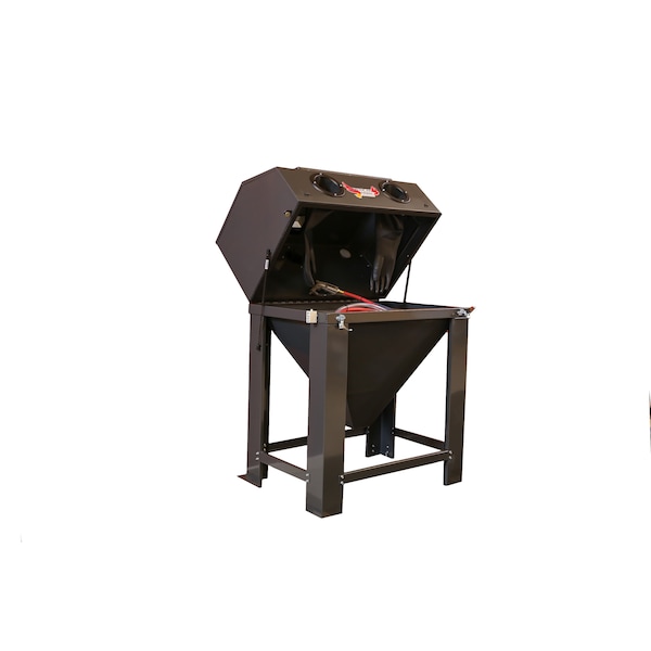 American Hawk Industrial Sandblast Media Cabinet 36"W x 24"D Machine Only Abrasive Blaster - 2022ZOR