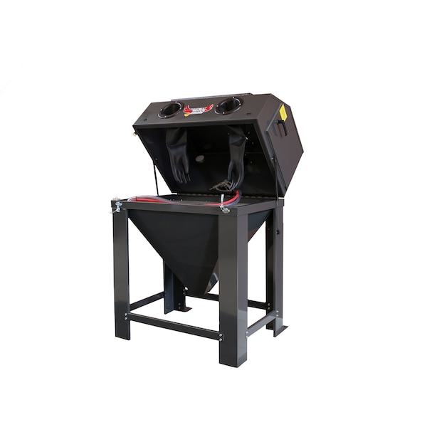 American Hawk Industrial Sandblast Media Cabinet 36"W x 24"D Machine Only Abrasive Blaster - 2022ZOR