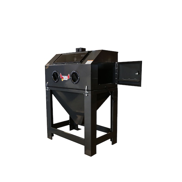 American Hawk Industrial Sandblast Media Cabinet 36"W x 24"D Machine Only Abrasive Blaster - 2022ZOR