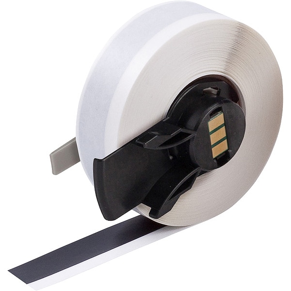 Brady Label, 1/2 in W, Outdoor, Black - M6C-500-439-BK