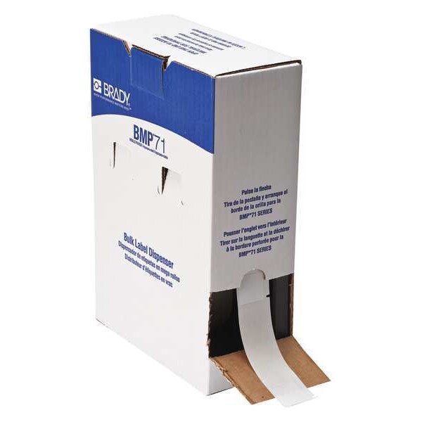 Brady Cartridge Label, White on Translucent, Labels/Roll: 100 - M71-23-427