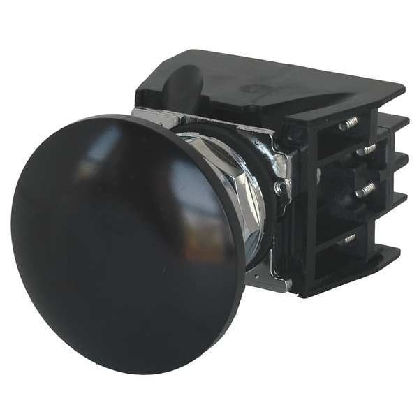 Botón pulsador para ubicaciones peligrosas Eaton con contactos, 30 mm, 1 NC, 1 NO, Negro - 10250T712B