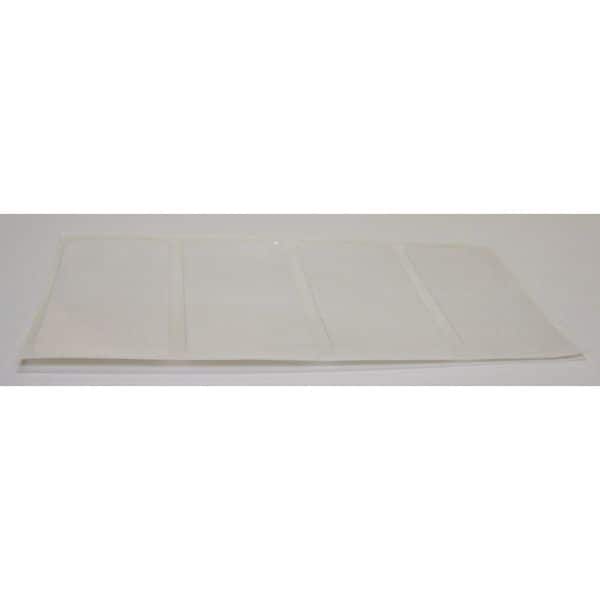Badger Tag & Label Self-Laminating Label, 1x2 In., PK500, 6994W - 6994W