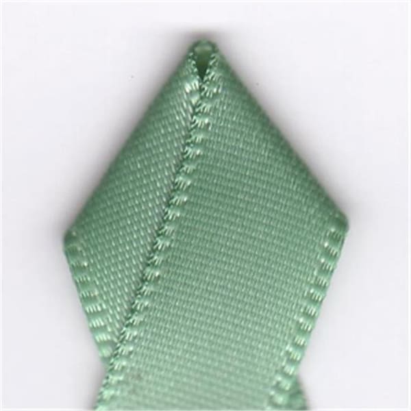 Papilion Papilion R074400060577100Y .25 in. Double-Face Satin Ribbon 100 Yards - Sage Green - R074400060577100Y