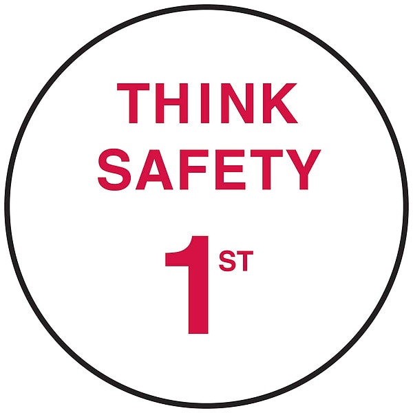 Brady Hard Hat Emblem Labl, 2in. dia., Vinyl, PK4, 42283 - 42283