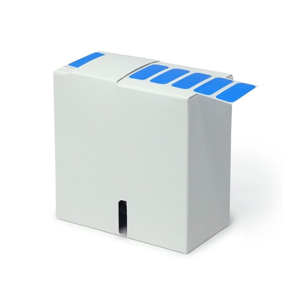 Globe Scientific Label Rolls, Cryo, 33x13mm, for 1.5/2mL Tubes, Blue, 1000PK - LCR-33X13B