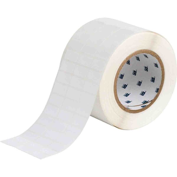 Brady Removable Glossy Polyester Labels 0.5 in H x 1 in W White 10000/RL - THT-5-533-10