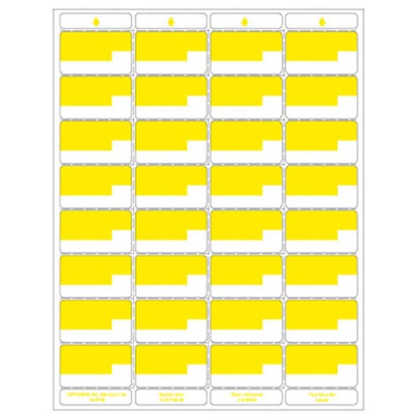 Centurion Medical Products Centurion UN TVN-4P 11 x 8.5 in. 250 Sheet New Bin Label - 151761