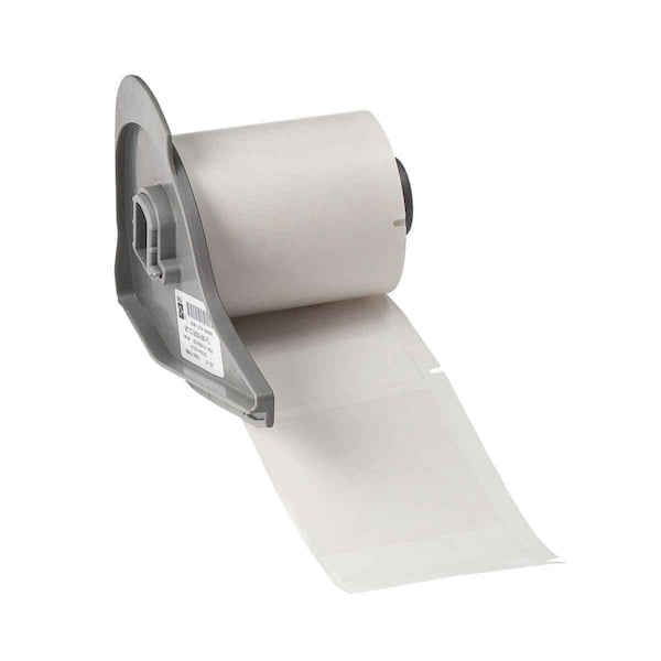 Brady Label, 1 15/16 in W, Clear; White - M7-66-427