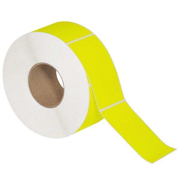 Tape Logic 3 x 5in Fluorescent Yellow Thermal Transfer Labels, 6PK - THL144YW