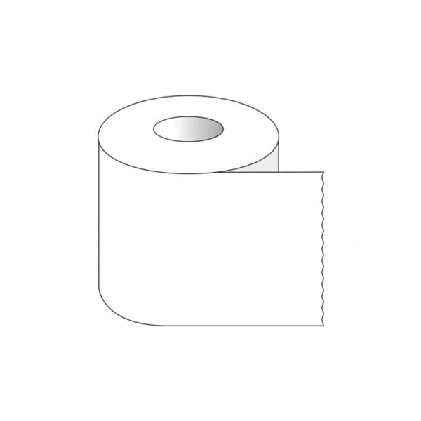 Shamrock Scientific RPI Lab Tape, 1" Core, 1" Wide, White, 500" - 560101-W