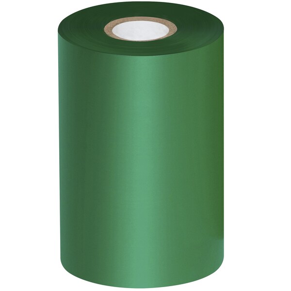 Zebra 4.33in x 1476ft Green Thermal Transfer Ribbons- Wax/Resin, 6PK - THT309GN