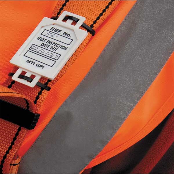 Brady Microtag(r) Inspection Insr, Bl/Wht, PK100 - MIC-MTIGP B