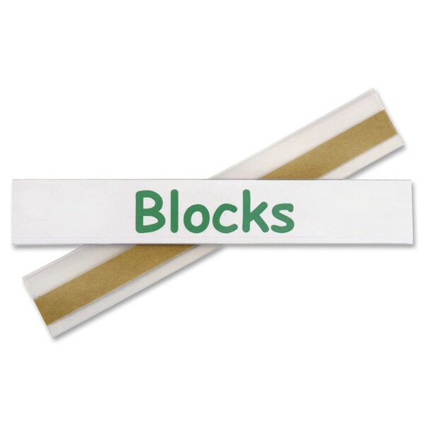 C-Line Products Peel/Stick Shelf Label Holders, 1/2"x3", 50/PK, CL 50PK - CLI87607