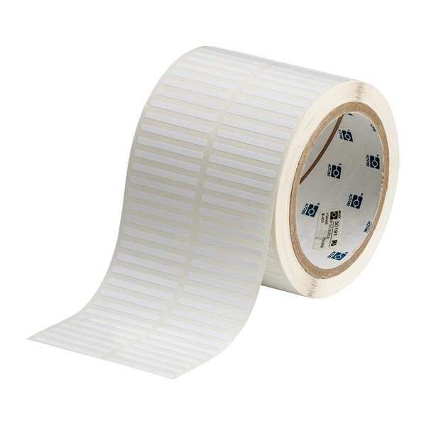 Brady Thermal Transfer Label, White, Labels/Roll: 10,000 - THT-28-423-10