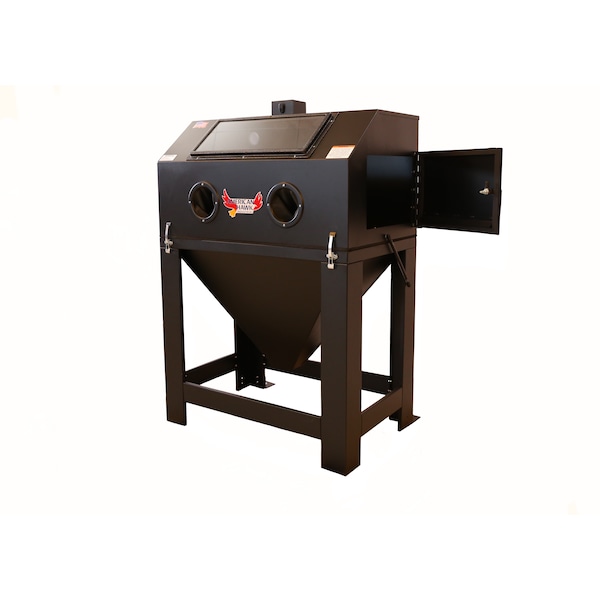 American Hawk Industrial Sandblast Media Cabinet 42"W x 24"D Machine Only Abrasive Blaster - 4224ZOR