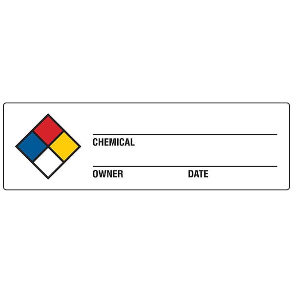 Brady NFR Label, 7/8 In. H, 2-7/8 In. W, PK250 - 517VLS