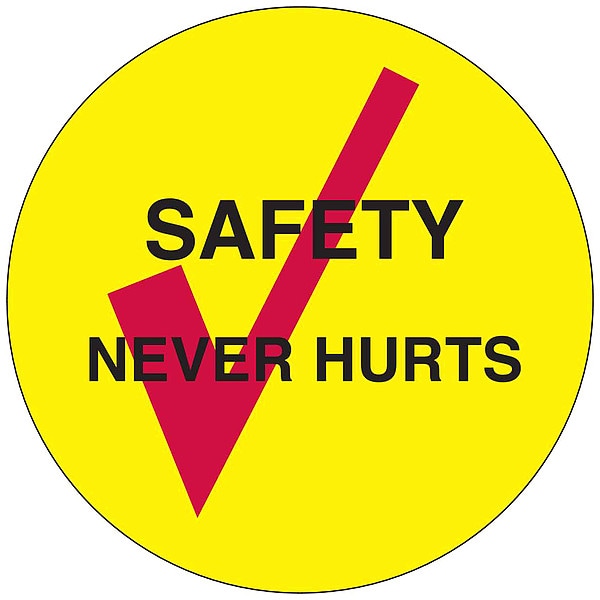 Brady Hard Hat Emblem Labl, 2in. dia., Vinyl, PK4, 42273 - 42273