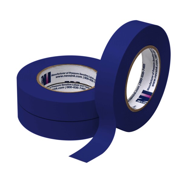 Nevs 1" wide x 60yd Dark Blue Labeling Tape - T-100-DARK BLUE