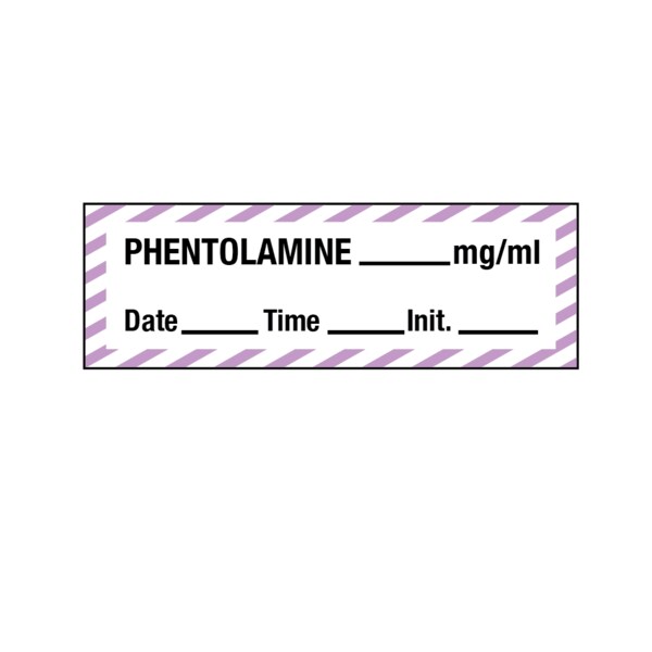 Nevs Tape, Phentolamine 1/2" x 500" White w/Violet stripes & Black - SANT-283