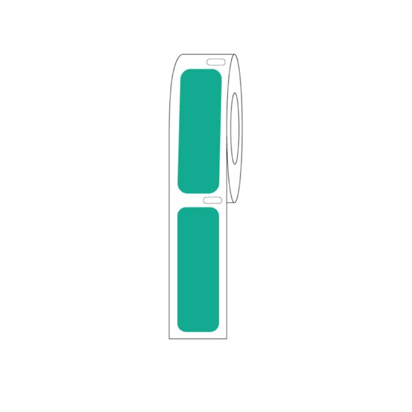 Nevs Direct Thermal Cryo Label 38x13mm for Cryogenic Vials Green Roll Form - LDTC-11212-G