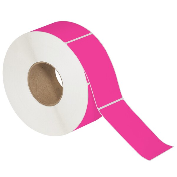 Tape Logic 3 x 5in Fluorescent Pink Thermal Transfer Labels, 6PK - THL144PK