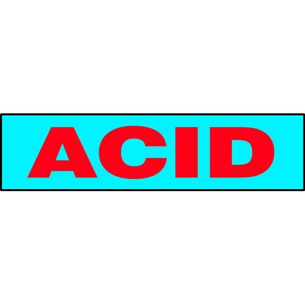 Brady Cabinet Label, 7 In. H, 24 In. W, 60261 - 60261