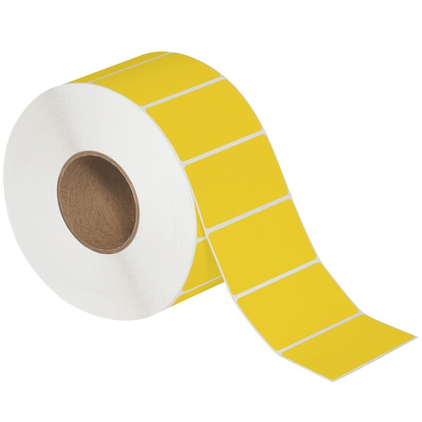 Tape Logic 4 x 2in Yellow Thermal Transfer Labels - THL137YW